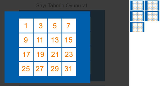 Sayı Tahmin Oyunuv1